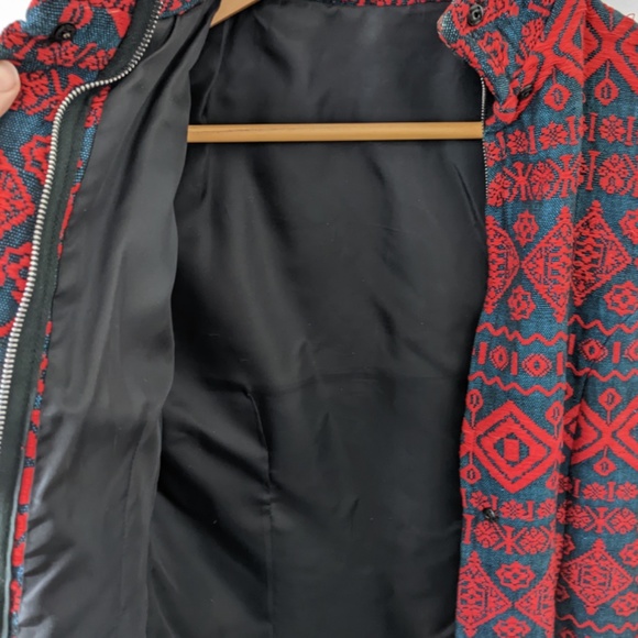 Navy and red vintage Fred Leighton Jacket - Picture 3 of 5